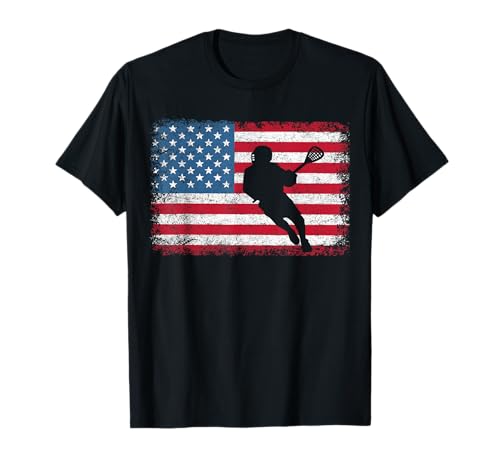Chemise Lacrosse USA Lax pour homme, femme, garçon, fille, cadeau T-Shirt
