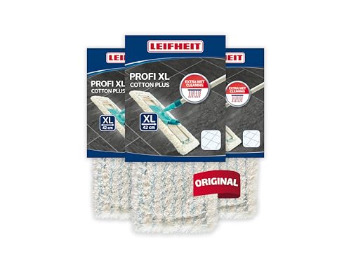Leifheit Funda de Lavado Profi Cotton Plus, plegada, Set de 3