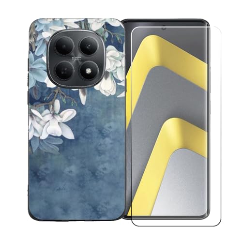 �pGYDQQKJ�P�[�X Poco M8 5G + �����K���X�X�N���[���ی�t�B���� �A���ȃ\�t�g�V���R���P�[�X�ی�TPU�J�o�[�̃P�[�X�J�o�[ �p�� (6.77") - BST11