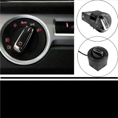Interruptor de faros Skoda Fabia 1999 a 2014 conmutador luces con sensor 3BD941531 5