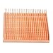 Pure Copper Heatsink 35x35x7mm / 1.38x1.38x0.28 inches for Electronic Chip Cooling