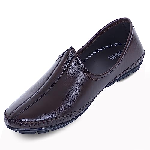 Image of DFR Loafers Sherwani Kurta Wedding Casual Juti Shoe for Men