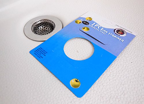 New Heavy-Duty Bathtub or Kitchen Sink Strainer 18/10 Stainless Steel - 3 Sizes to Choice -1 Piece/per Order (2.75” D Rim S)