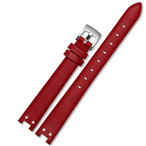 Bracelet montre 12 mm rouge acier pour style simple fille