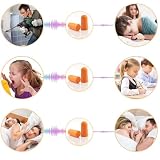 35 Paar Ohrstöpsel 37db Gehörschutzstöpsel Orange Earplugs Ohrenstöpsel Schlafen Wiederverwendbar Geräuschunterdrückende Lärmschutz Ohrstöpsel Zum Schnarchen Geräuschunterdrückung Lernen Reisen Laute