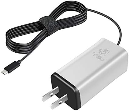 USB-C 65W/61W Type C Power Adapter Charger, YGJ USB-C Charger Replacement for MacBook/Pro/Lenovo/ASUS/Acer/Dell/Huawei/HP and Other Laptops or Phones with USB C