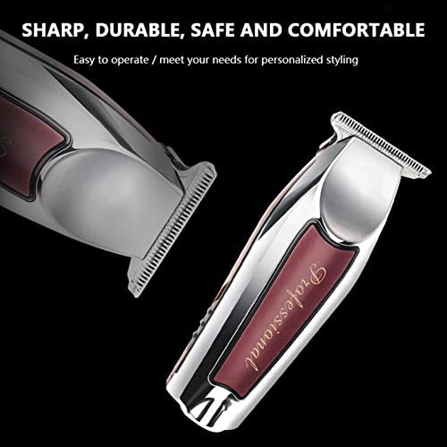 Kodeq Hair Trimmer For Men, Mens Beard Trimmer. Cordless Hair Trimmer, Portable Electric Hair Clipper, Usb Charging Low Noise Hair Trimmer, Hair With Hair Comb Home Hair Cutting (Silver) #TOP7