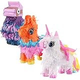 3 Pack Mexican Mini Pinatas-Cinco de Mayo Unicorn Pinatas Donkey Pinatas Camel Pinatas with Hanging