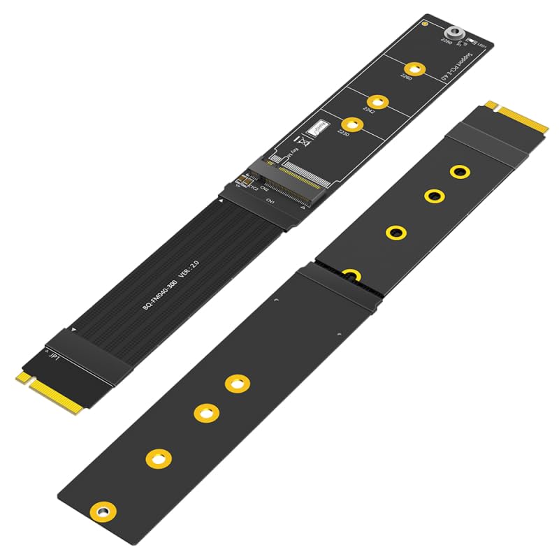 Cable NVME M.2 M-Key LeHang de 180 grados para extender almacenamiento SSD