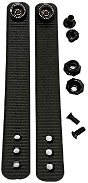 HolsterBuilder IWB Soft Belt Loops - Holster Accessories with Dot Cap for Better Security - Heavy-Duty Holster Clip Works with 1.5" & 1.75" Belts - Kydex & Sheath Belt Loops with Hardware Kit (Pair)