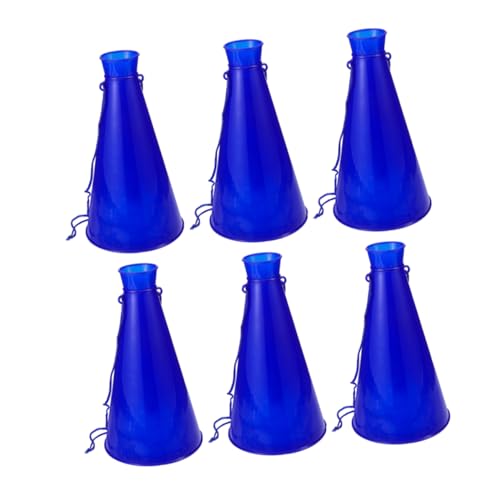 Gogogmee 6pcs Portable Cheering Lightweight Horn for Football Games Parties and Sports Events for Audience Interaction and Fun Atmosphere