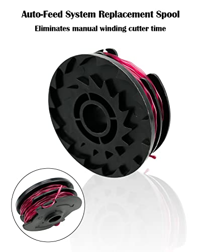 NTSUMI HT18-401-004-01 Trimmer Spool Line Fit for Hyper Tough GGT500WU, 0.065 Inch Twisted Trimmer Line, Double Line Weed Eater String, 6 Pack