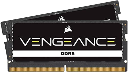 Corsair VENGEANCE DDR5 SODIMM 32GB (2x16GB) DDR5 4800MHz C40 (Compatible with Nearly Any Intel and AMD System,Easy Installation,Faster Load Times,XMP 3.0 Compatibility) Black,CMSX32GX5M2A4800C40