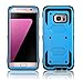 Asuwish Phone Case for Samsung Galaxy S7 Edge Cover Hybrid Shockproof Drop Proof Full Body Protective Heavy Duty Cell Accessories Glaxay S7edge Gaxaly S 7 Plus Galaxies GS7 7s 7edge Women Men Blue