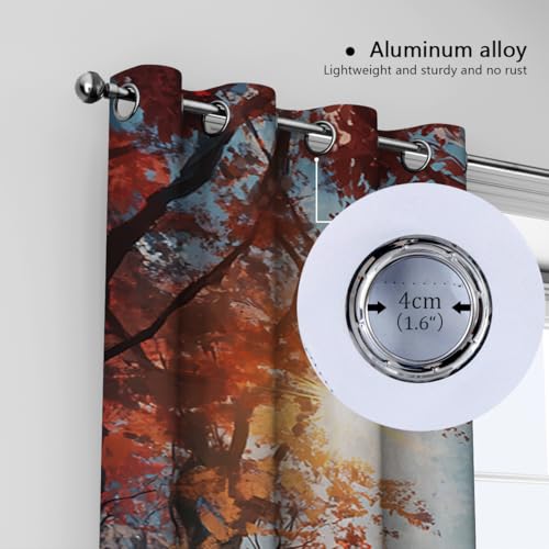 Rideaux occultants romantiques en polyester lourd pour grand salon