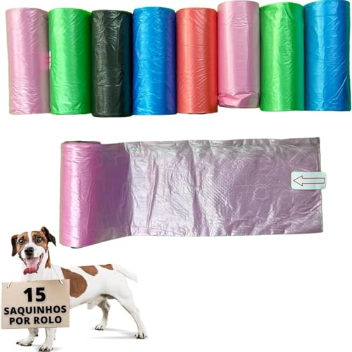 Kit 9 Rolos com 135 Saquinhos para Catar Cocô e Lixo de Pet, Cachorro e Gato - NEXUS MARKET