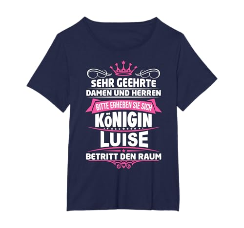 Luise Vorname Königin Geschenk Name Lustiger Spruch Witz T-Shirt