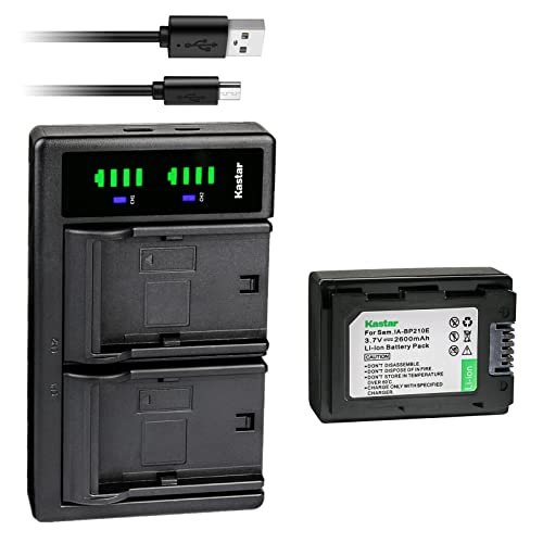 Kastar 1-Pack IA-BP210E Battery and LTD2 USB Charger Replace