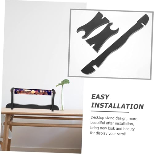 Image of Katana Stand for Katana and Ninja Swords Stylish Wall Mounted Sword Holder Katana Display Stand for Living Room, Bedroom, Store Decor