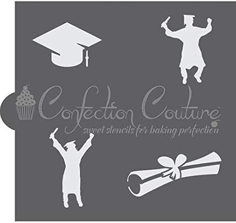 Graduation Day Cookie Stencil Bundle 3-Pack | Grad Party Stencils for Cookies, Cupcakes, Cards, Paper, Fabric | Celebration for Class of 2026