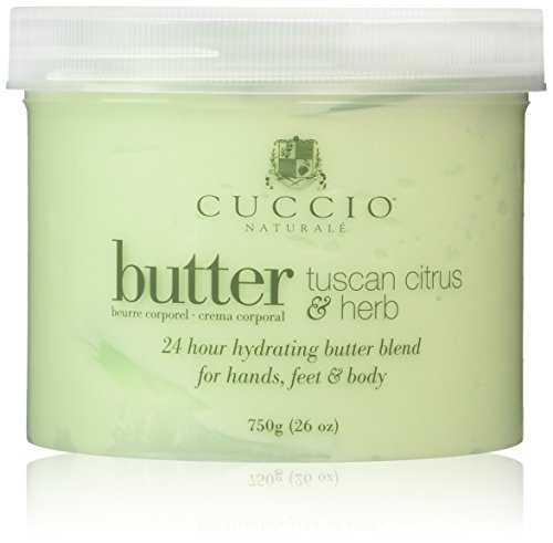 Cuccio Tuscan Citrus and Herb Butter Blend Hydrating Treatment for Hands, Feet and Body, 26 Ounce