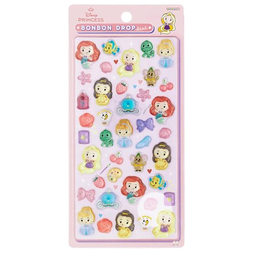 Amazon | サンスター文具 ディズニー シール ボンボンドロップシール