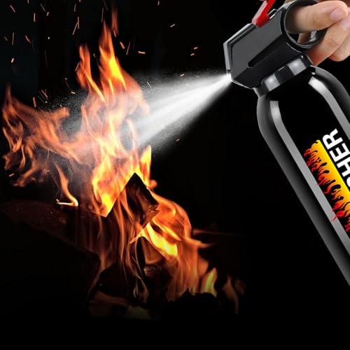 Fire Extinguishers with Mount Bracket - 2 Packs Small Portable Fire Extinguisher for Home, Kitchen, Car, Boat, RV, Vehicle - 620ml Water-Based Fire Extinguisher for Class A, B, C, K Fire - Thumbnail 5