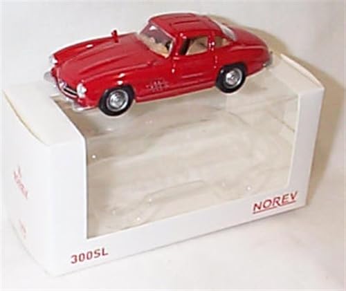 Image of Norev M'ERCEDES BEN'Z 300 SL 1954 Fire Red Jet Vehicle 1:43 scale Diecast Model