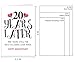 Bhiosng Happy 20th Anniversary Cards Gifts for Wife Husband Couple Spouse, Romantic 20 Year Wedding Anniversary Card for Him Her, Sweet 20th Anniversary Decorations for Women Men