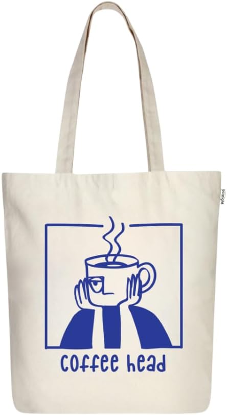 Ecoright Tote Bag for Women with Zipper, Small Tote Bag, Canvas Bag, Reusable Cotton Bag for Beach, Grocery, School & Work