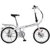 Stahl Falträder 20 Zoll Faltbares Leichtes Mini-Fahrrad Kleines Tragbares Fahrrad Erwachsener Schüler Im Freien Reiten