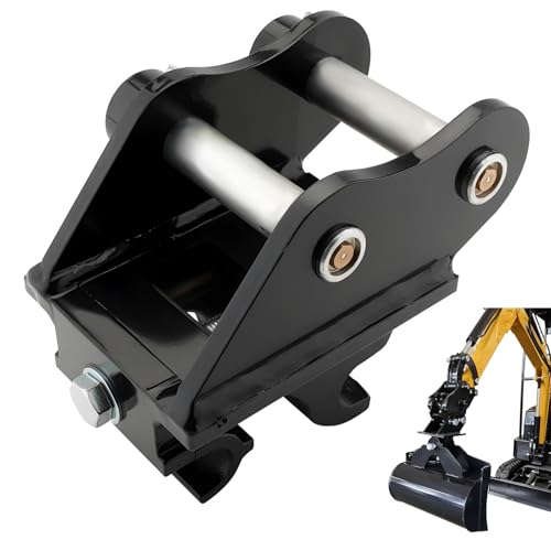Mini Excavator Quick Hitch Coupler – Compatible with Mini Excavators Machine Machinery Equipment Quick Connect Connector, Fit for Most Heavy Equipment Not Exceeding 3 Tons by Misakomo - Used condition - US$66.52