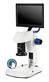 Microscopio Digital LCD Euromex EduBlue 8-514x 2Mp. Pantalla HD de 9". Resolución de 1.920 x 1.080 px. Equipado con una cámara CMOS de alta definición de 2 MP. Cuerpo de metal con columna estativa. Distancia de trabajo de 91 mm. Luz incidente y transmitida.