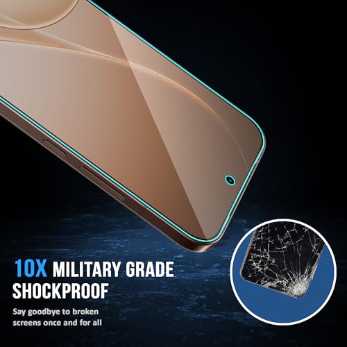 Image of FIRST MART Military-Grade Matte Tempered Glass for Oppo Reno 15 Pro - 9H Screen Protector, Anti-Glare Protection, Scratch-Resistant, Bubble-Free (1 Pack)