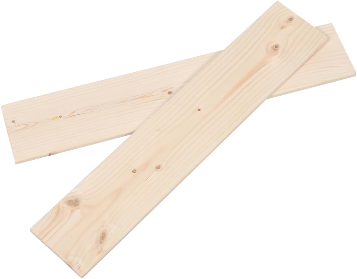 2pcs Wooden Bed Slats: Replacement for Twin Full Queen Size Slatted Metal Bed Frame Sofa, Under Mattress Support Foundation Platform Repair Parts, 19.7x3.9x0.4in