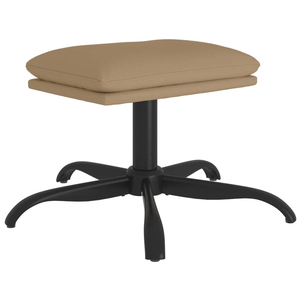 Pouf carré rembourré cappuccino pour sublimer le salon ou la chambre