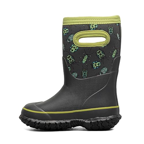 Image of BOGS Grasp Kids Waterproof Rain Boots, Insulated Winter Snow Boots | Winter Boots, for Rain, Snow & Mud with Easy Pull-On Handles for Toddlers, Boys & Girls, All-Weather Protection