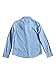 Roxy Girls' Big Water Priorities Long Sleeve Button Up Shirt, Light Blue, 8