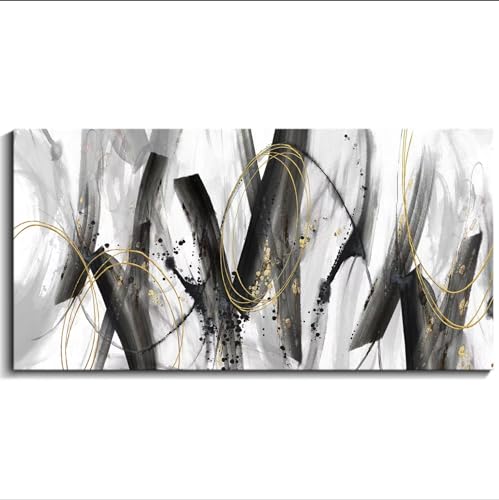 Décoration murale noire et blanche de style premium pour un bureau de standing - 7