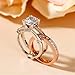Jeulia Diamond Band Rings for Women cz Sterling Silver Interchangeable Ring Sets Wedding Engagement Anniversary Promise Ring Bridal Sets