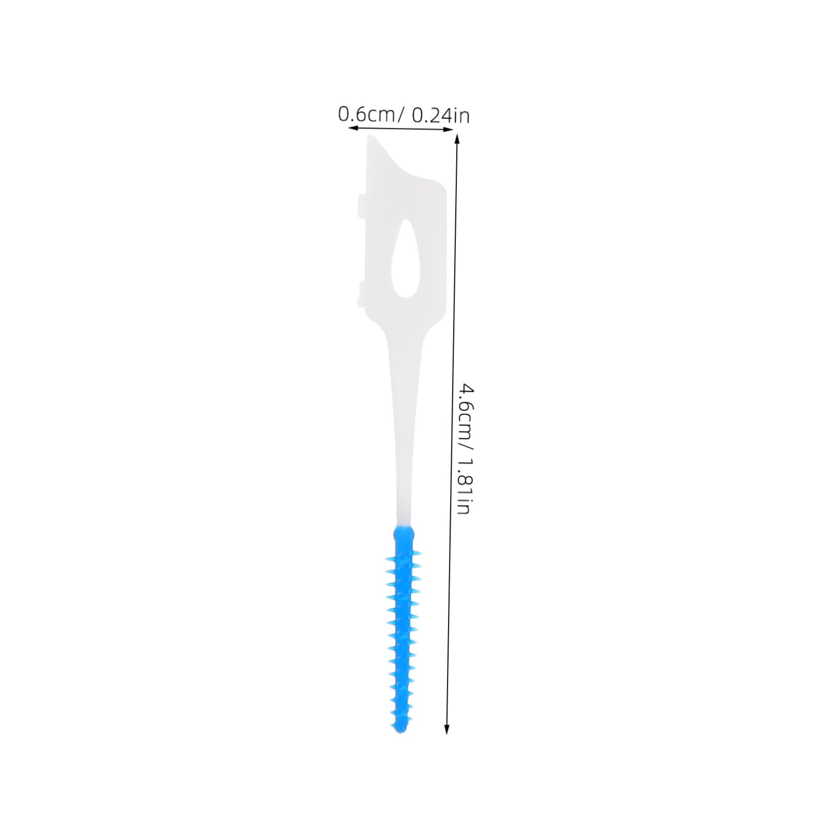 OUNONA 40pcs Interdental Brush Picks Tooth Flossing Head Oral Cleaning Tool for Teeth and Orthodontic Braces