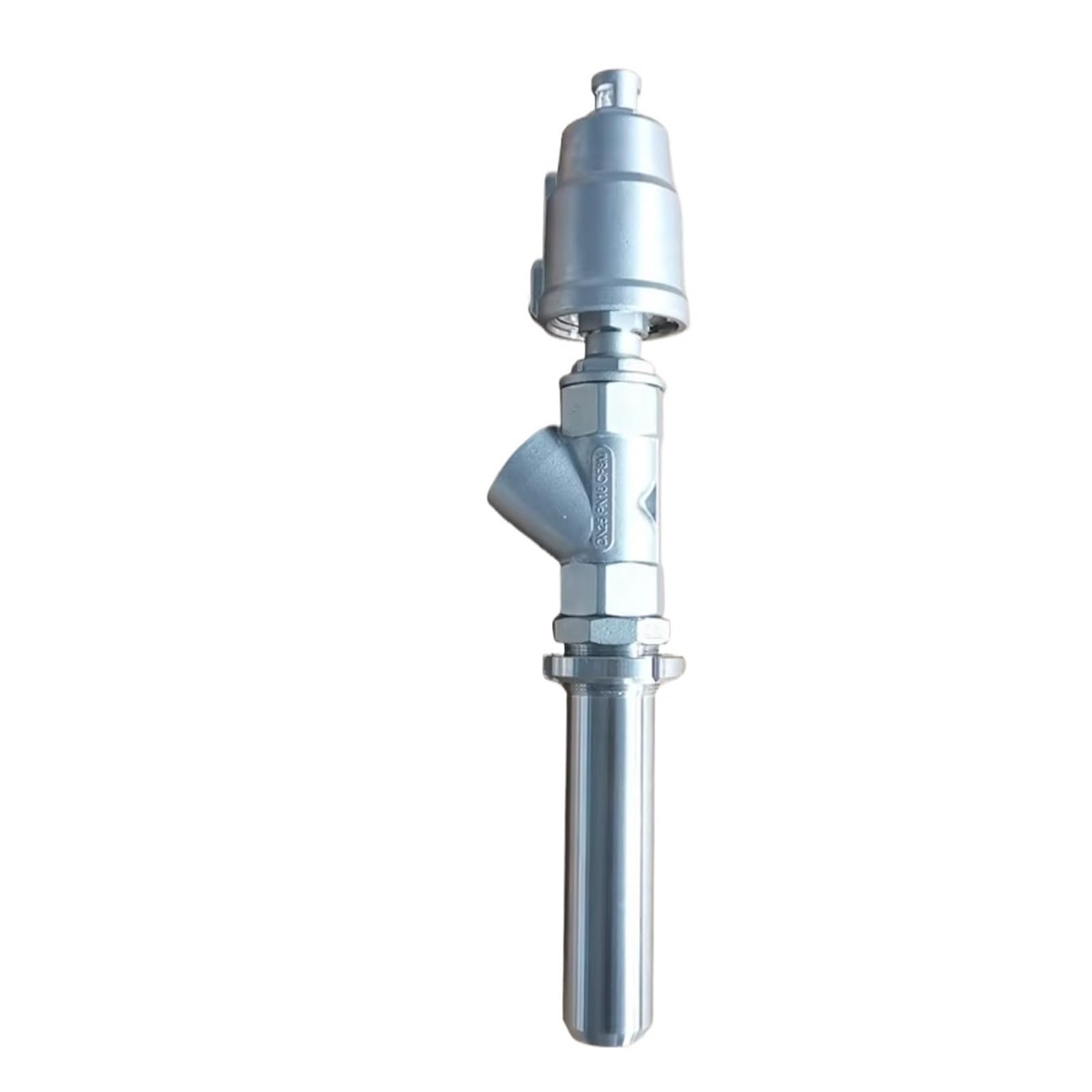 Trgyjgkf 1In Edible Oil And Water Pneumatic Filling Valve With Angled Construction For General Applications