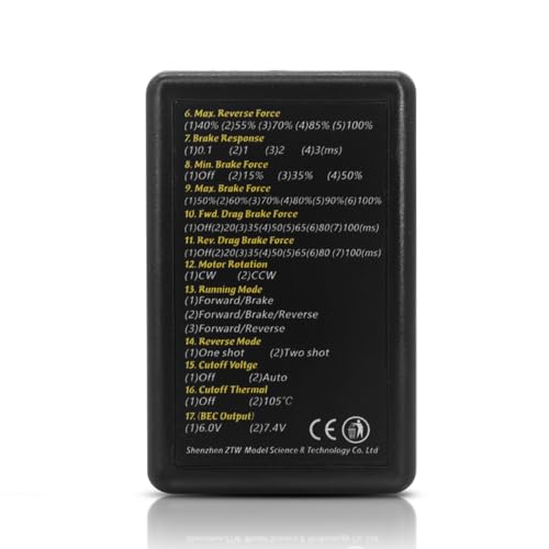ZTW LED ESC Program Card G2
