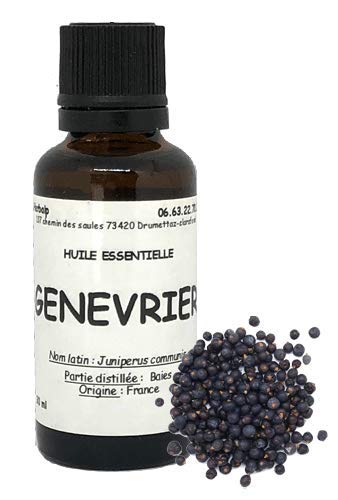Huile essentielle de Gen&eacute;vrier (10 ml). "Juniperus communis"