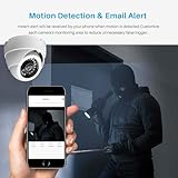 JUSTOP 4 Channel CCTV DVR Recorder, 1080P H.265 Video Recorder for CCTV Security Camera System, Remote Smartphone Access, Smart Playback, Motion Detection, Email Alert (4 CH - 1TB HDD) - Image 7