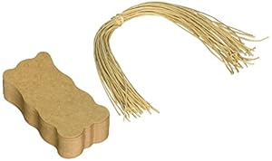 Wrapables 100 Kraftpapier Anhänger Preisschilder Set