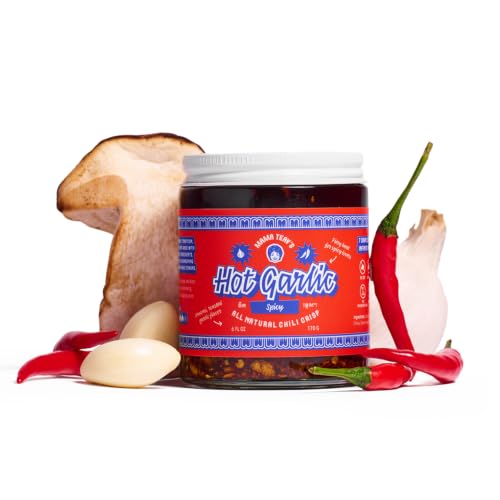 Mama Teav's Spicy Hot Garlic Chili Crisp 6oz
