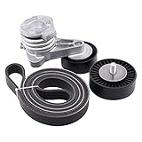 NewYall Pack of 3 Drive Belt Tensioner and Idler Pulley Kit for BMW 128i 2008-2013 328i 2007-2012 328xi 2007-2008 525i 525xi 530i 530xi 2006-2007 528i 2008-2010 X3 X5 2007-2010