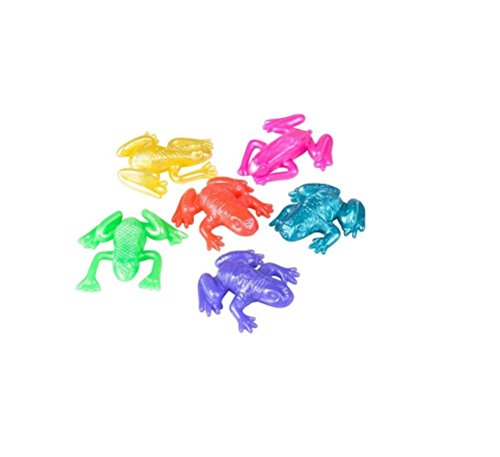 Rhode Island Novelty 2" Stretch Frogs 12 Count