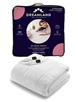 Dreamland Hunker Down Electric Blanket, Super King Size, Scandi Sherpa